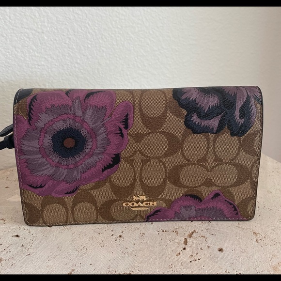 Coach Crossbody with Kaffe Fassett Print - Picture 3 of 12